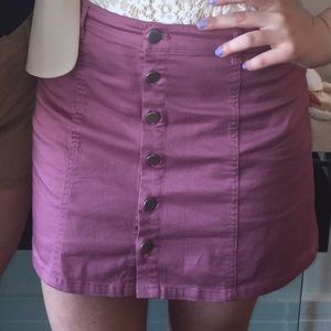 Button Up Skirt